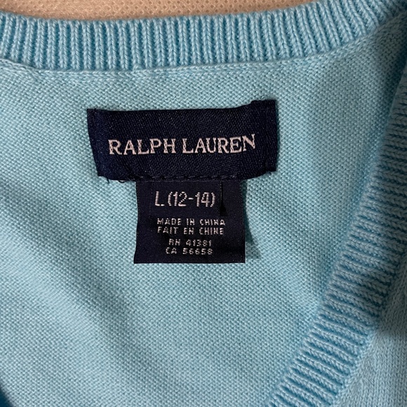 Girl’s Ralph Lauren V-Necks Sweaters - Picture 3 of 3